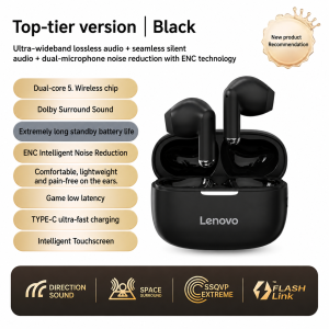 Lenovo | Lenovo EA110 Bluetooth Earphones Soft Silicone In-ear Design Wireless Sport Gaming Earbud HiFi Stereo Audio Convenient Compact