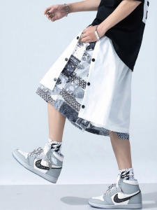 AOGZ | Quần short thể thao mùa hè nam AOGZ Quần short bóng rổ rộng rãi Quần short làm việc bằng vải polyester thoáng khí