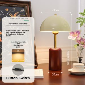 RIYUE | French Vintage Decorative Eye-Protective Home Table Lamp