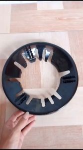 Alas Tatakan Cover Kompor Gas Portable Pelindung Anti Angin Dan Slip Universal Semua Kompor