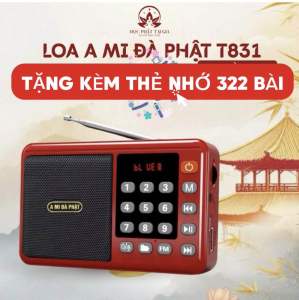 MÁY NGHE PHÁP - NIỆM PHẬT THẺ NHỚ 322 BÀI