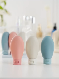 3/4PCS Mini Bottle Refillable Bottle Shampoo Cosmetic 60ml Travel Bottle Size Lotion Cream Packing Plastic