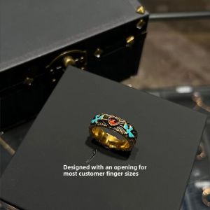 Vintage Bird Ring for Women Red Heart Design Luxury Sensation Finger Ring Fashionable Jewelry Silver Made Fresh out