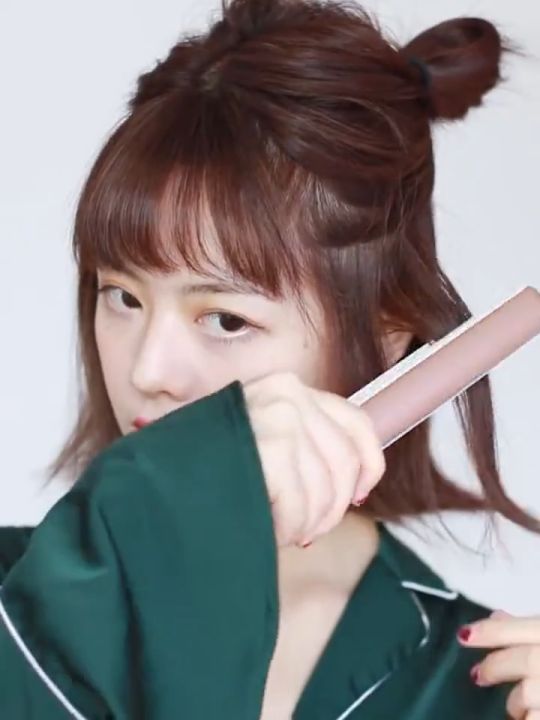 VIVID&VOGUE Catokan Rambut Alat Pengeriting Alat Catok 2 in 1 Tidak merusak rambut