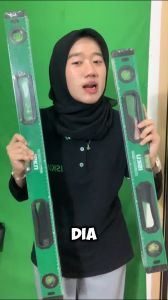 ISKU Spirit Level Waterpass Magnet Bahan paduan aluminium Ukuran 30 40 50 60 80 100CM