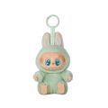 100% Authentic] Bubble Labubu Mart Heartbeat Macaron 2nd Generation Sitting Party Vinyl Face Plush Doll Toy. 