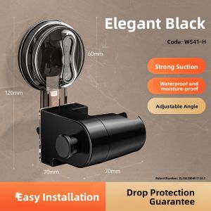 MONLEYTA | Universal Shower Head Holder No Drilling Needed Adjustable Bathroom Accessories German Suction Cup Shower Spray Bracket