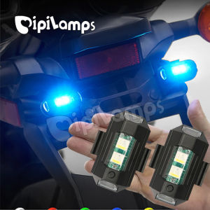 Đèn Led Nhấp Nháy Máy Bay Xe Hơi Thông Dụng Đèn Cảnh Báo Chống Va Chạm Xe Máy Có Sạc USB Phụ Kiện Đèn Báo Rẽ 7 Màu