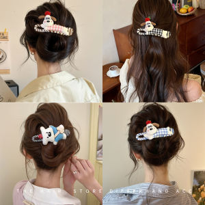 Cute Cartoon Duckbill Clip Sweet Little Dog Grab Clip Fashionable Sensation Korean Style Hair Accessories Fresh out New Unique