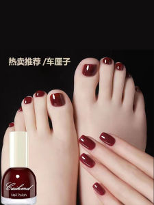 Quick-Dry Long-Lasting Cherry Pedicure Nail Polish No-Bake Lamp Required Easy-To-Apply Foot And Hand Nail Polish