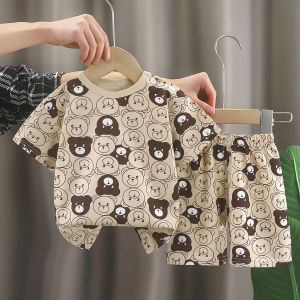 Tagkita | Bộ Áo Thun Mỏng và Quần Ngắn Cho Bé từ Cotton Sạch