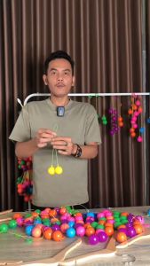 MAINAN ANAK LATTO LATTO PERMAINAN MUDAH BOLA TIDAK MUDAH RETAK DAN PECAH AMAN DIGUNAKAN TEK TEK