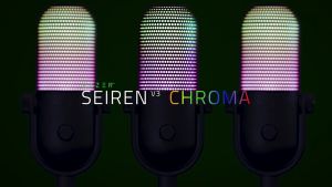 Thiết Bị Thu Âm Razer Seiren V3 Chroma - RGB USB Microphone with Tap-to-Mute (Hàng Chính Hãng)