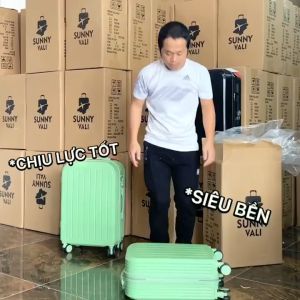 [HCM]Vali nhựa dẻo pp kéo 299k  du lịch (bể  1  đổi  1)   SIZE 28/24/20 CHỐNG BỂ VỠ- CHỐNG RẠCH MÓC- CHỐNG XƯỚC BH 5 Năm .