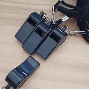 EELHOE | 2/3/5 Chiếc Đen Chất Lượng Cao Còi Trọng Tài Ngoài Trời Cho Bóng Rổ Trò Chơi Bóng Chuyền Du Lịch Đi Bộ Đường Dài Dây Còi