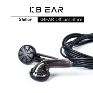 Kbear | KBEAR Stellar Flat-Head Earphones Flat Earbuds YUANDAO 15.4mm Dynamic Driver Japanese PPS Music Game HIFI Headphone Mic