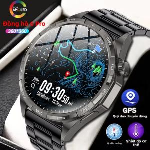 Đồng Hồ Thông Minh GPS New Series 6 Pro Dành Cho Nam Màn Hình AMOLED 360*360 Theo Dõi Nhịp Tim Gọi Bluetooth Chống Nước Tương Thích Android Và IOS