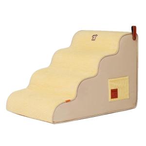 HOOPET | Adjustable Washable Senior Dog Pet Stairs