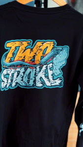 Kaos Lengan Panjang 2 Stroke Racing Two Tak - Tshirt Longsleeve 2 Tak 2Stroke Fiz R Ninja Yamaha Rx King CB Motor Herex