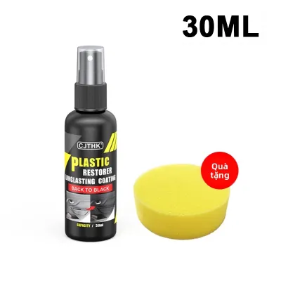 Chất Phục Hồi Nhựa Ô Tô Làm Đen Bóng Phủ Lớp Bảo Vệ Lâu Dài Đánh Bóng Da Sản Phẩm Làm Sạch Ô Tô 20ml/30ml/50ml/100ml/300ml