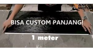 Kresek Meteran Packing Custom Kantong Plastik Hitam HD Murni 13 Micron Buat Paking Sampah