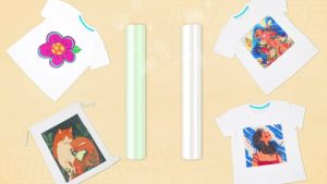 1-Pack Sublimation HTV for Light Fabrics 12" x 5FT Heat Transfer Vinyl Create Vibrant Permanent Designs
