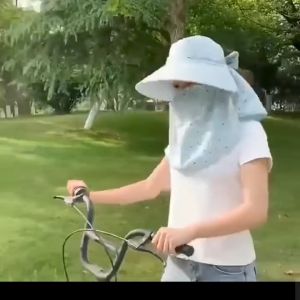 MURAHLEBAY TOPI WANITA PELINDUNG WAJAH TABIR SURYA MUSIM PANAS PANTAI