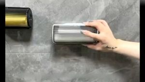 Trash Bags Storage Box Wall Mounted Kitchen Bathroom Plastic Garbage Bag Container Dispenser Home Storage