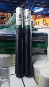 ตาข่ายพลาสติก PVC ตาข่ายรองหิน ตะแกรงพลาสติก 6เหลี่ยม ความยาว 10 เมตร