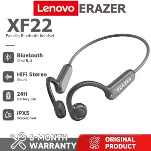 1-Year Warranty Lenovo ERAZER XF22 Bone Conduction Headphones Professional Sports Headphones Hands-free HiFi Stereo Wireless Bluetooth Headphones