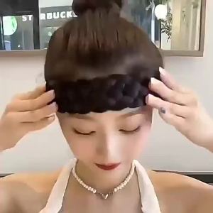Fashion Wide-brimmed Wig Braid Headband Fishbone Twist Hairband Headwear for Women Girls Headband Wig
