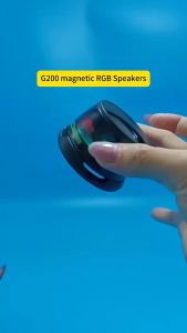 Magnetic Portable Speaker G200 Mini Sound Box Bluetooth 5.3 RGB Lighting Phone Holder True Wireless Speakers