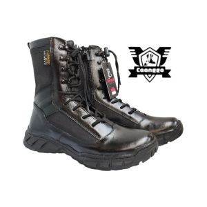Caanggo Sepatu PDL Jatah POLRI POLISI 100% kulit sapi asli