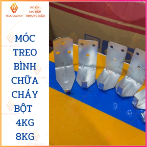 Móc sắt treo bình chữa cháy bột ABC 4kg và 8kg - Tiện lợi chắc chắn  tiét kiệm không gian