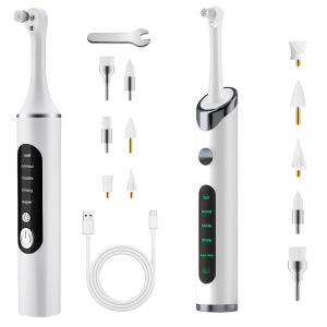 Ms.Dear | 5 Modes Electric Tooth Polisher Dental Tartar Remover Plaque Stains Cleaning Teeth Whitening Cleaner Tool Calculus Removal