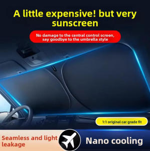 Car Front Windshield Visor Sunshade Sun-blinds Adapted For SUV MPV Hatchback Notchback Auto Interior Accessories