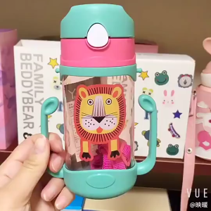 Baby Kid Cup Healthy Girlish Orange Juice Coffee Milk Bottle