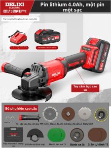 DELIXI Electric | Máy Mài Góc Không Dây Sử Dụng Pin Lithium-Ion