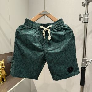 Summer New Mens Fashionable Printed Beach Pants Straight Casual Versatile Five-Quarter Shorts Youth Popular Anti-Wrinkle