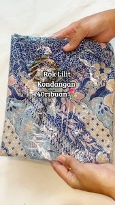 Rok Lilit Batik Murah Terlaris / Rok Pasangan Kebaya / Rok Panjang Muslimah / Rok Lilit Plus Ring Motif Miring