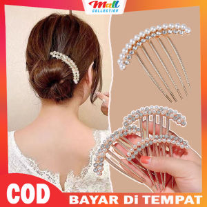 MALL Mahkota Rambut Tusuk Konde Sanggul Sirkam Cantik Wanita Gaya Korea Sisir Dewasa MHT07 Aksesori Rambut Cantik Untuk Acara Hiasan Rambut Dengan Manik Sanggul Rambut Model Terbaru - Lazada