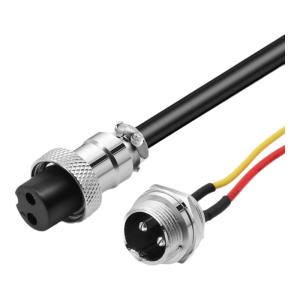 kuicc | Aviation Connector Dual Male-Female Cable Adapter