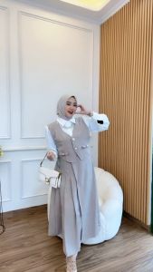 BEST SELLER Avika Set Rok Wanita Set Muslim Wanita Terbaru Setelan Wanita Baju Set Wanita