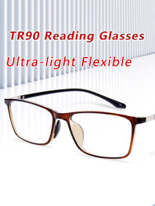 Chống ánh sáng xanh Kính đọc sách khung TR90 siêu nhẹ cho đầu đọc Kính lúp quang Nam Nữ trong suốt chống mỏi mắt