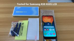 AMOLED LCD With Frame For Samsung Galaxy A30 / A50/ A50S /A305/A505/A507 LCD Display Screen+Touch Screen Digitizer Assembly Replacement Parts