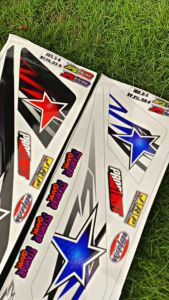 Striping Stiker Motor Yamaha Mio Sporty Sticker Motor Mio Old Smile AR 06