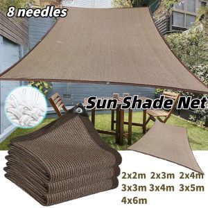 Sun Shade Net Anti-UV HDPE Sunshade Sail Multifunctional Outdoor Sun Block Garden Sun Awning