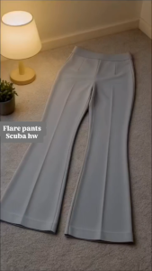[NEW ARRIVAL] FLARE PANTS-KULOT HIGHWAIST CUTBRAY WANITA SCUBA PREMIUM
