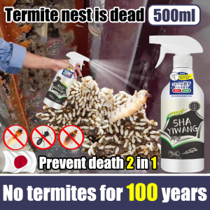 【Termite nest is dead】Ubat anai anai terbaik Termite killer spray 500ml Spray a few sprays on the termites termite spray Termites can carry viruses and die from infection.racun anai anai terbaik MadeIn Japan racun anai anai dalam rumah 灭白蚁药水喷雾