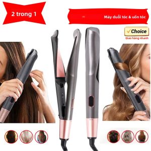 Máy Làm Thẳng Và Uốn Tóc 2 Trong 1 Năm 2025 Ion Âm Làm Nóng Nhanh Chuyên Nghiệp Dùng Được Cho Tóc Khô Và Ướt Dụng Cụ Tạo Kiểu Tóc Cho Nhà Và Du Lịch